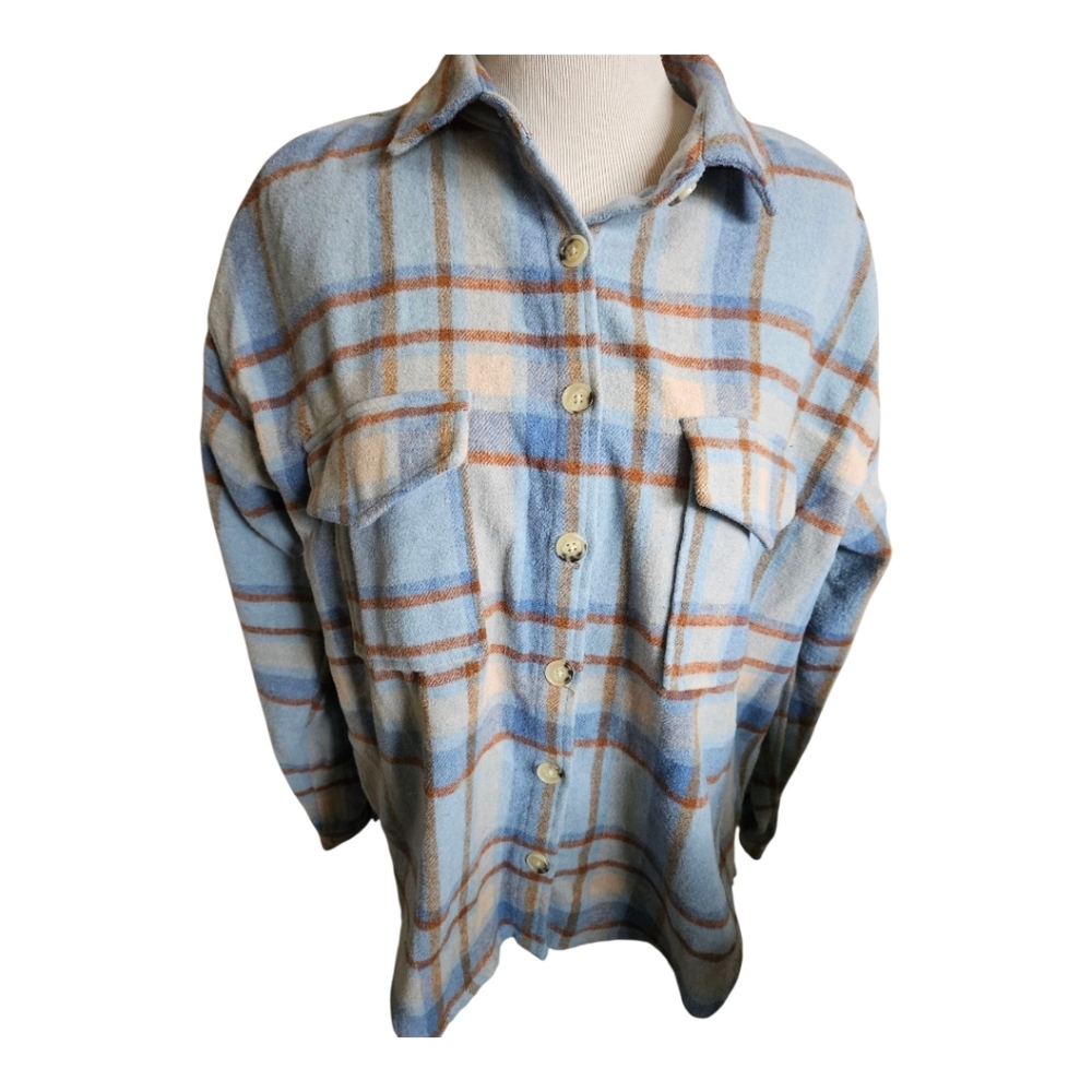Ford Bronco Official Licensed Plaid Cotton Flannel Size Large.